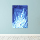 abstract patroon waterverf canvas afdruk (Insitu (Houten vloer))