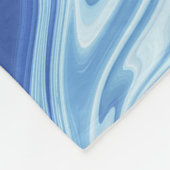 abstract patroon waterverf fleece deken (Hoek)