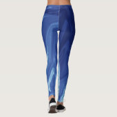 abstract patroon waterverf leggings (Achterkant)