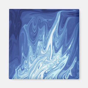 abstract patroon waterverf magneet