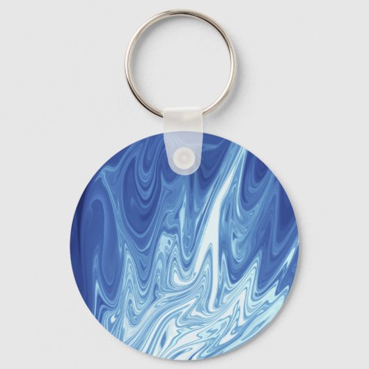 abstract patroon waterverf sleutelhanger (Voorkant)