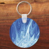 abstract patroon waterverf sleutelhanger (Voorkant)