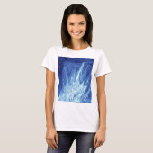 abstract patroon waterverf t-shirt (Voorkant volledig)