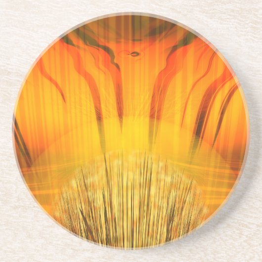 abstract patroon zandsteen onderzetter (Voorkant)