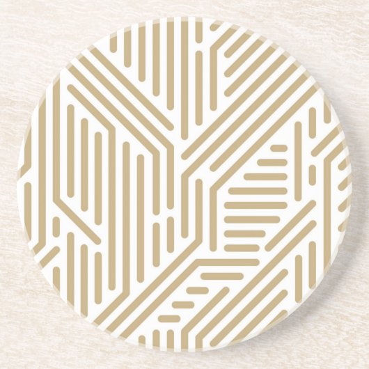 Abstract patroon zandsteen onderzetter (Voorkant)