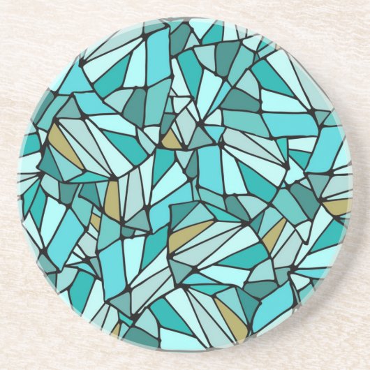 Abstract patroon zandsteen onderzetter (Voorkant)