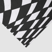 Abstract patroon - zwart-wit. tissuepapier (Detail)