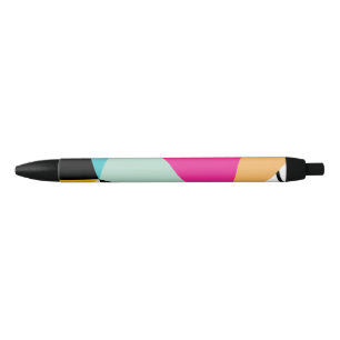 abstract patroon zwarte inkt pen