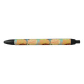 Abstract patroon zwarte inkt pen (Voorkant)