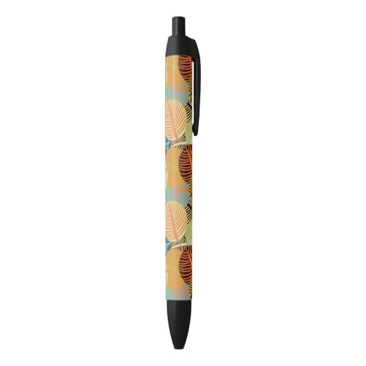 Abstract patroon zwarte inkt pen (Achterkant (Verticaal))