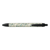 Abstract patroon zwarte inkt pen (Achterkant)
