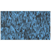 Abstract patroonblauw zwart tafelkleed (Voorkant (Horizontaal))