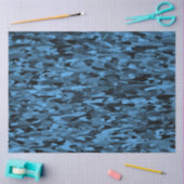 Abstract patroonblauw zwart tissuepapier (Craft)