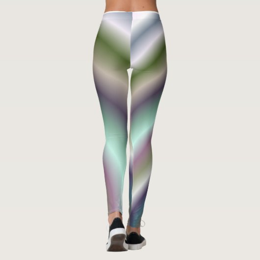 Abstract patroonkunst leggings (Achterkant)