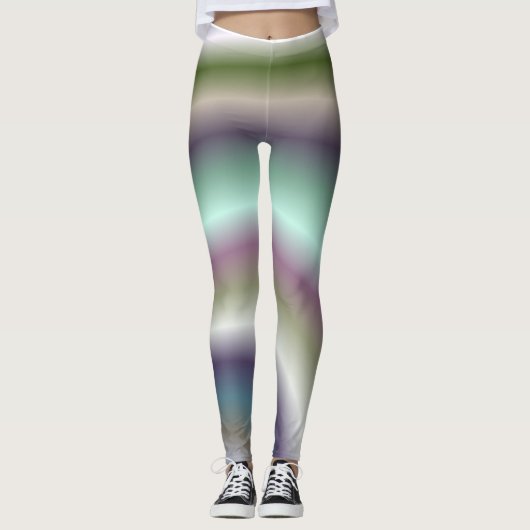 Abstract patroonkunst leggings (Voorkant)
