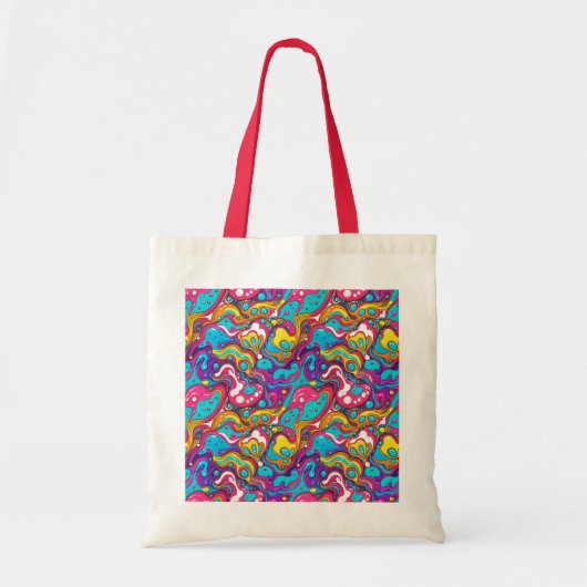 Abstract patroonontwerp 1202 - Canvas tas (Voorkant)