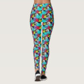 Abstract patroonontwerp 1208 - Leggings (Achterkant)