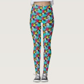 Abstract patroonontwerp 1208 - Leggings (Voorkant)