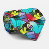 Abstract patroonontwerp 1208 - Mannen Stropdas (Opgerold)