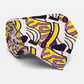 Abstract patroonontwerp 1209 - Mannen stropdas (Opgerold)