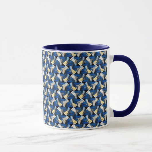 Abstract patroonontwerp 1212 - Koffiekopje Mok (Rechts)