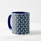 Abstract patroonontwerp 1212 - Koffiekopje Mok (Voorkant links)
