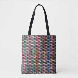 Abstract Patroonontwerp 1332 van Woven Rhythm Tote Bag