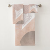 Abstract patroonontwerp bad handdoek (Insitu)