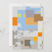 Abstract patroonontwerp bedankkaart (Voorkant)