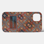 Abstract patroonontwerp Case-Mate iPhone case (Achterkant (horizontaal))