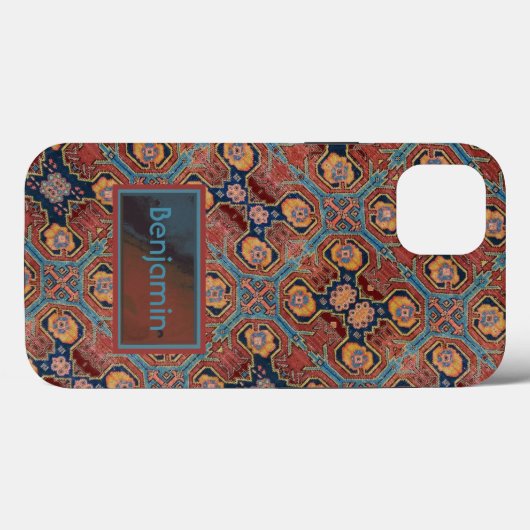 Abstract patroonontwerp Case-Mate iPhone case (Achterkant (horizontaal))
