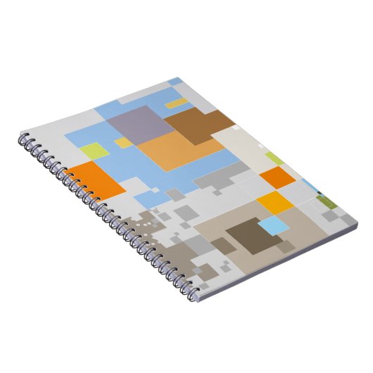 Abstract patroonontwerp notitieboek (Rechterzijde)