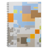 Abstract patroonontwerp notitieboek (Voorkant)