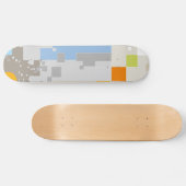 Abstract patroonontwerp persoonlijk skateboard (Horizontaal)