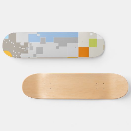 Abstract patroonontwerp persoonlijk skateboard (Horizontaal)