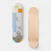 Abstract patroonontwerp persoonlijk skateboard (Voorkant)