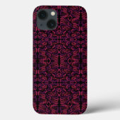 Abstract patroonontwerp vierkantsriem Case-Mate iPhone case (Achterkant)