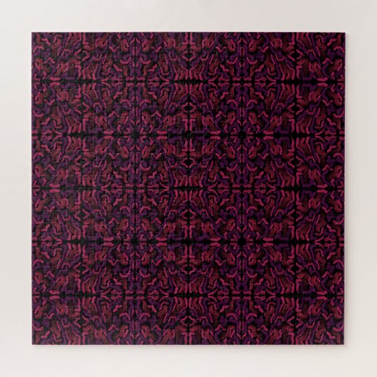 Abstract patroonontwerp vierkantsriem legpuzzel (Horizontaal)