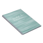 Abstract Patroonoverzicht kan blauwgroen bewerken Notitieboek (Rechterzijde)