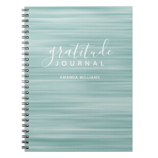 Abstract Patroonoverzicht kan blauwgroen bewerken Notitieboek (Voorkant)