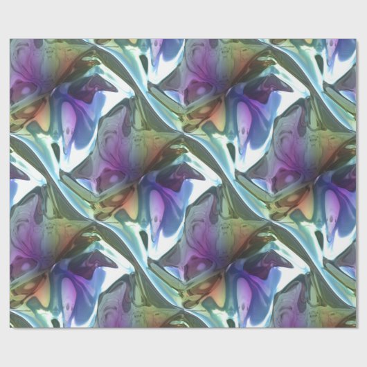 Abstract patroonpatroon paradijs cadeaupapier (Vlak)