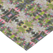 Abstract patroonpatroon van de vroege lenteskrabap tafelkleed (Gekanteld)