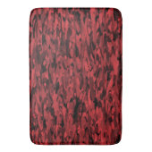 Abstract patroonrood zwart badmat (Voorkant Verticaal)
