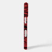 Abstract patroonrood zwart Case-Mate iPhone case (Achterkant / Rechts)