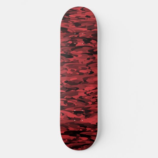Abstract patroonrood zwart persoonlijk skateboard (Voorkant)