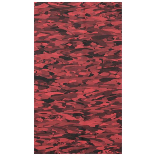 Abstract patroonrood zwart tafelkleed (Voorkant)