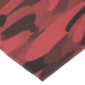 Abstract patroonrood zwart tafelkleed (Gekanteld)