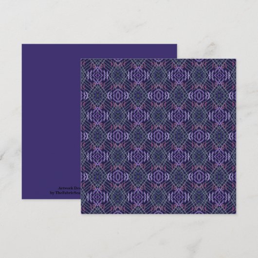 Abstract Pattern Art Of Watercolor Brushstrokes Kaart (Voorkant / Achterkant)