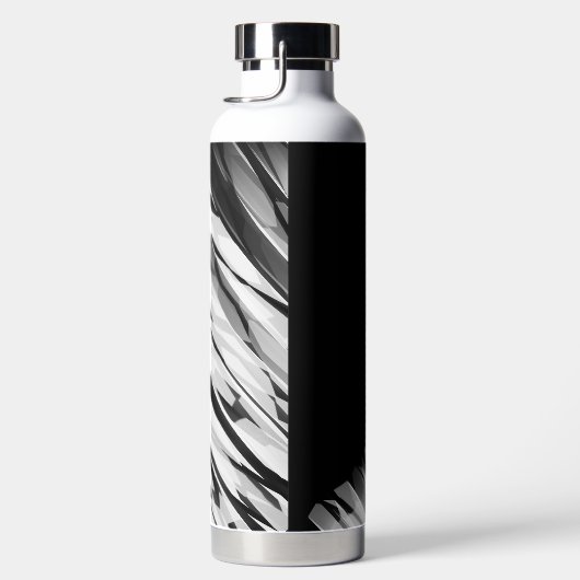 Abstract Pattern B&W - Thor Waterfles (Rechts)