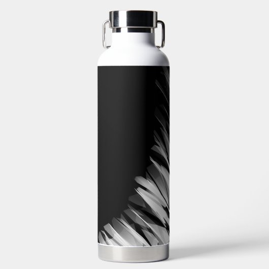 Abstract Pattern B&W - Thor Waterfles (Voorkant)